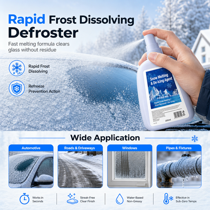 ❄️ Windshield De-Icing Spray – Quick Frost Removal for Winter Car Care