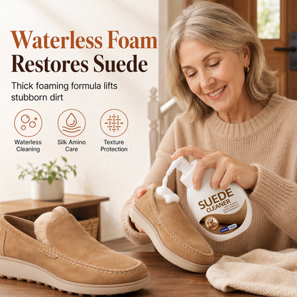 ✨ Suede & Nubuck Shoe Cleaner – Waterless Cleaning Foam | 300ml