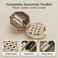 🧵 Portable Magnetic Sewing Kit – 16-Color Thread & Dual-Layer Organizer
