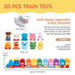 🚂Xmas Sale - 50% OFF✨ 2-in-1 Learning Train Toy Set – Interactive Educational Railway Toy for Toddlers
