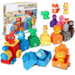🚂Xmas Sale - 50% OFF✨ 2-in-1 Learning Train Toy Set – Interactive Educational Railway Toy for Toddlers