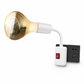 💡 Plug-In Heat Lamp Holder – Adjustable Gooseneck with Ceramic Socket