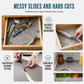 ✨ Easy-Tear Non-Slip Drawer Liner – No-Scissors Grid Shelf Mat
