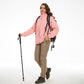 3-in-1 waterproof winter coat, fleece-lined, two-piece suit, ski and hiking jacket with hood