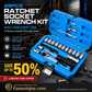 🥳HOT SALE🥳💞50K+ SOLD! Ratchet Wrench Kit – From £38.99! 29PCS, chrome-vanadium & storage case. Repair anything – grab yours! ✅